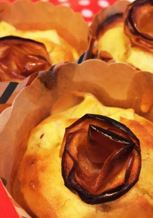 簡単りんごとさつまいものカップケーキHM-レシピのメイン写真
