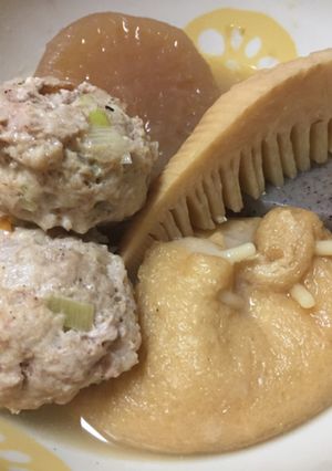 おでんや鍋に。鶏肉つくね。-レシピのメイン写真