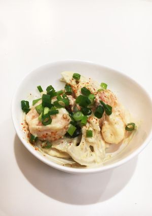 蓮根と海老の味噌マヨネーズ-レシピのメイン写真