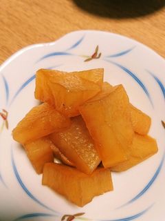 豚の角煮の残りで♪圧力鍋5分☆大根の煮物-レシピのメイン写真