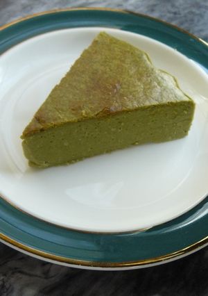 抹茶とホワイトチョコのチーズケーキ-レシピのメイン写真