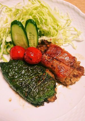 節約☆大根の皮入り豚ひきハンバーグ♪-レシピのメイン写真
