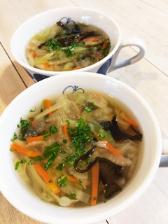 クタクタセロリの野菜スープ☆キクラゲ入り-レシピのメイン写真