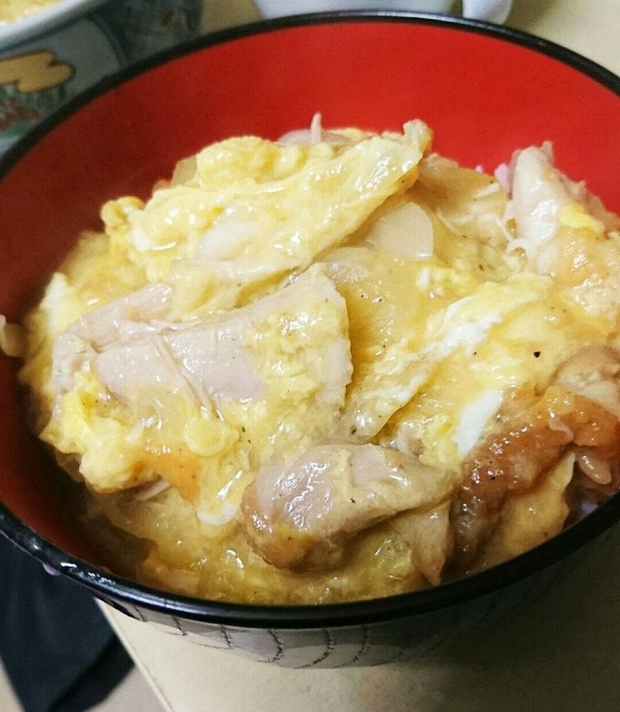 ケンタのチキンde塩親子丼-レシピのメイン写真