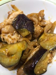 豚肉とナスのカレー炒め-レシピのメイン写真