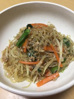 ウスターソースが隠し味の春雨炒め⭐︎-レシピのメイン写真