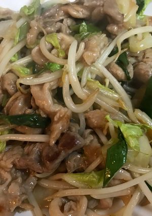 白菜と九条ネギの豚味噌炒め-レシピのメイン写真