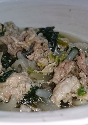 ほうれん草豚もやし炒め-レシピのメイン写真