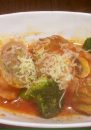 缶詰で簡単♡ご飯が入ったロールキャベツ-レシピのメイン写真