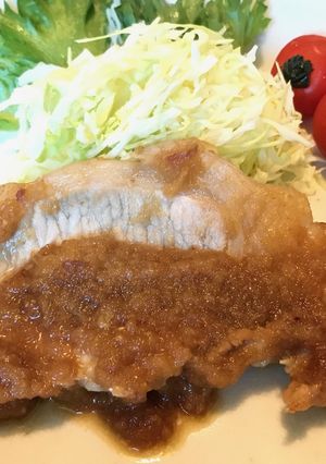 豚ロースのソテー・めちゃ旨リンゴソース♡-レシピのメイン写真