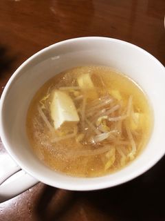 豆腐ともやしスープ-レシピのメイン写真