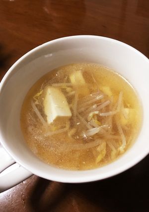豆腐ともやしスープ-レシピのメイン写真