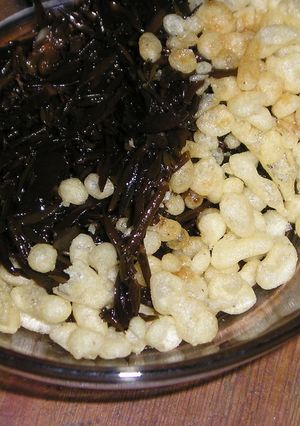 ほろ酔いで作れる☆ひじき＆揚げ玉のつまみ-レシピのメイン写真