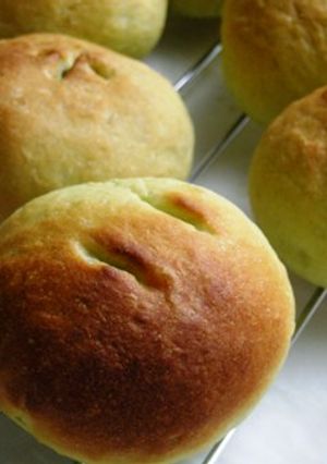 ノンオイルの抹茶アンパン-レシピのメイン写真