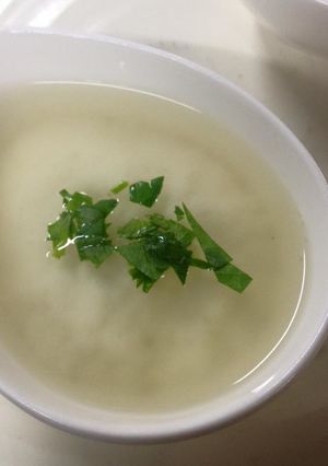 レンジで簡単本格和食 蕪蒸し 銀餡掛け-レシピのメイン写真
