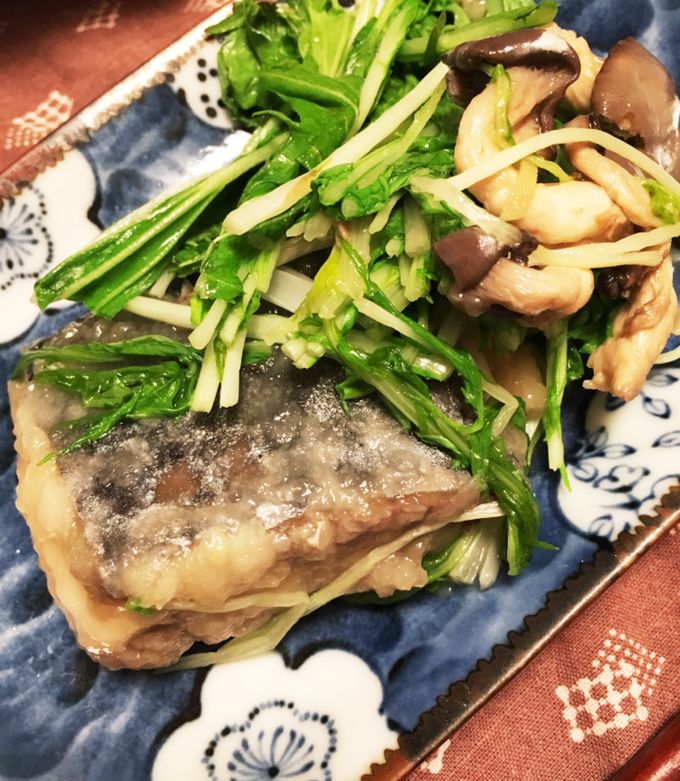 さわらと水菜のうま出汁しみしみ煮 by maho0913 【クックパッド】 簡単