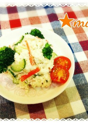 豆腐とおからのポテサラ風-レシピのメイン写真