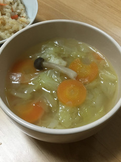 【離乳食中期取分け】洋風野菜スープ♪-レシピのメイン写真