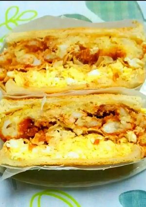 モスバーガーみたいな　エビカツサンド-レシピのメイン写真