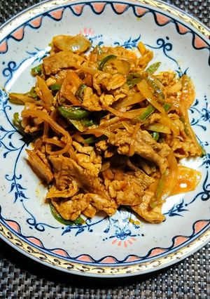 豚肉のナポリタン焼き-レシピのメイン写真