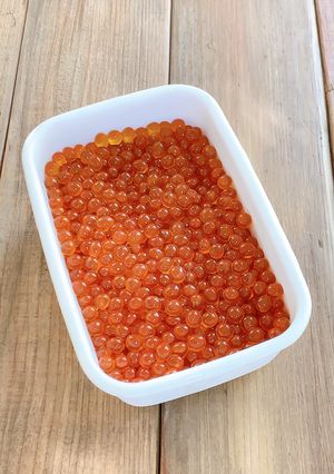 生すじこでいくらの醤油漬け☆我が家の味-レシピのメイン写真