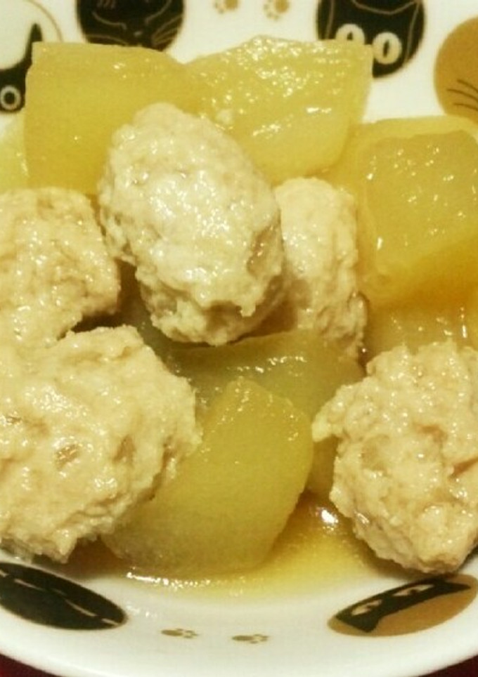 冬瓜とつくねのさっと煮☆-レシピのメイン写真