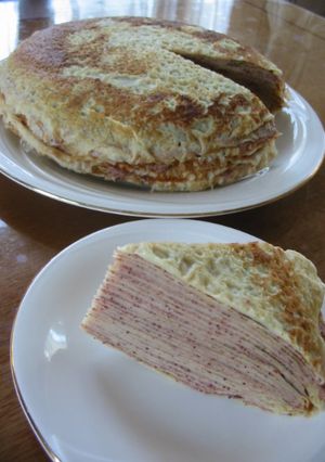 渋皮煮のミルクレープ-レシピのメイン写真