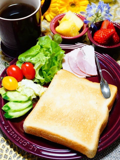 トーストdeサラダ モーニング-レシピのメイン写真