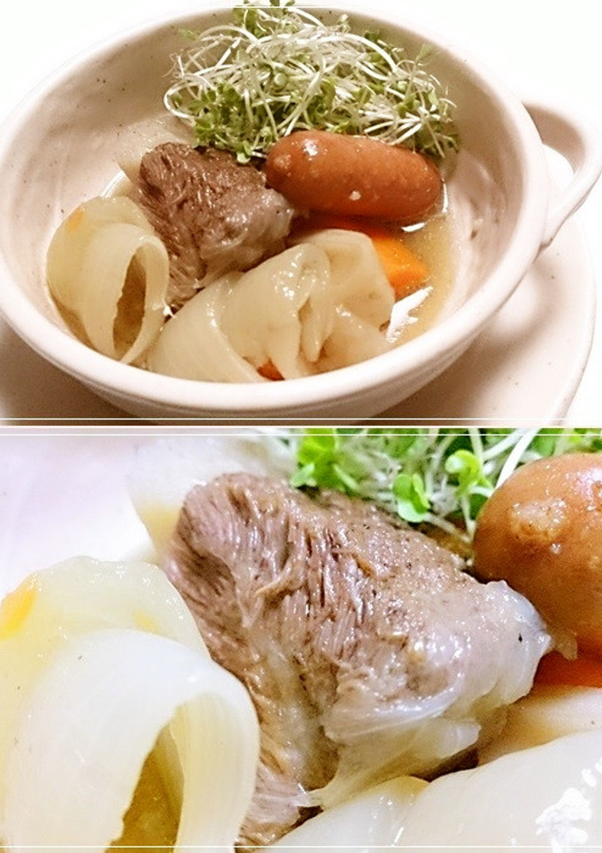 牛ほほ肉で煮込むだけポトフ-レシピのメイン写真