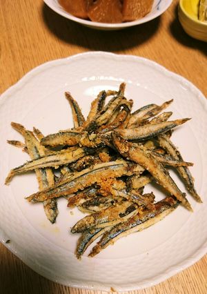 簡単おつまみ☆きびなごのカレーチーズ炒め-レシピのメイン写真