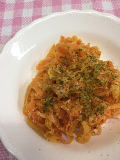 人参ピーラー切りの時短おかず-レシピのメイン写真