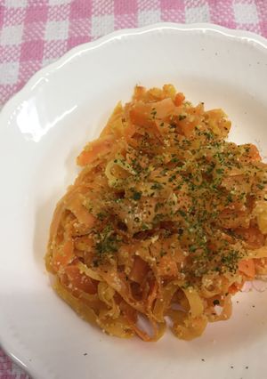 人参ピーラー切りの時短おかず-レシピのメイン写真