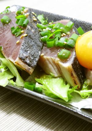 プロの味！鰹のタタキ！-レシピのメイン写真