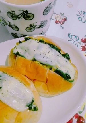 魚焼きグリルで　キッシュ風ロールサンド-レシピのメイン写真