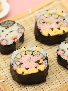 節分に!鬼のデコ巻き寿司-レシピのメイン写真