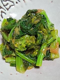 菜花の梅肉和え-レシピのメイン写真
