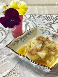 ☆超簡単白菜とカツオ缶のミルフィーユ煮☆-レシピのメイン写真
