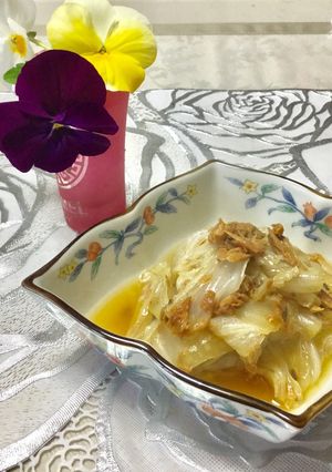 ☆超簡単白菜とカツオ缶のミルフィーユ煮☆-レシピのメイン写真