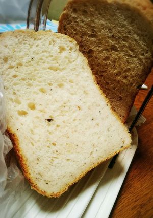 ハム入り。ごはんの食パン-レシピのメイン写真