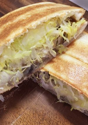 コロッケホットサンド ソース味-レシピのメイン写真