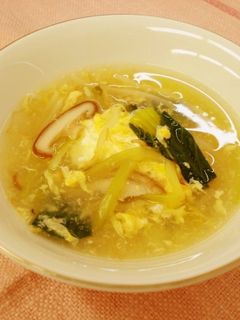 チンゲン菜のサンラータン★さっぱりスープ-レシピのメイン写真