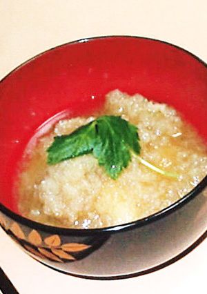 米油で揚げ餅のかぶべっこう椀-レシピのメイン写真
