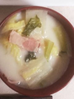 余ってしまった粉ミルクで冬らしいミルク煮-レシピのメイン写真