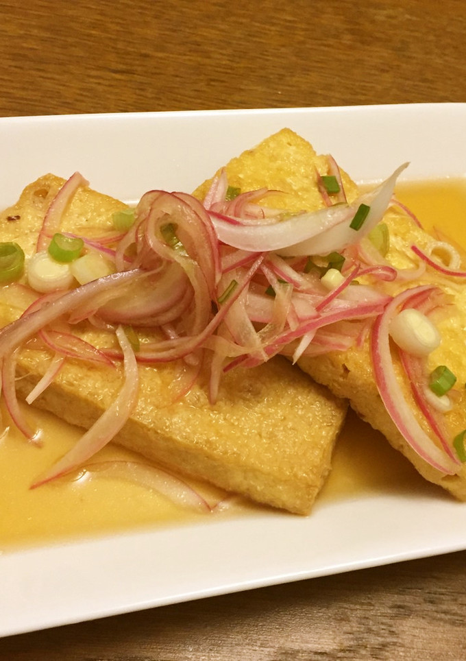 甘ずっぱい揚げ豆腐の南蛮漬け♩-レシピのメイン写真