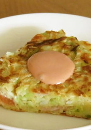 トマトお好み焼き-レシピのメイン写真
