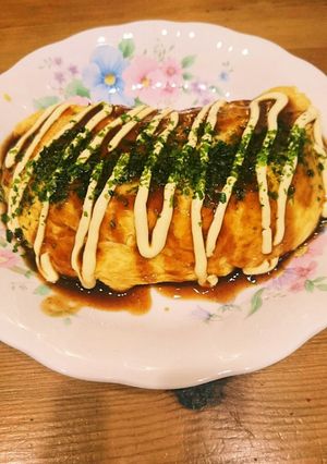 簡単 お好み焼き風オムレツ♪-レシピのメイン写真