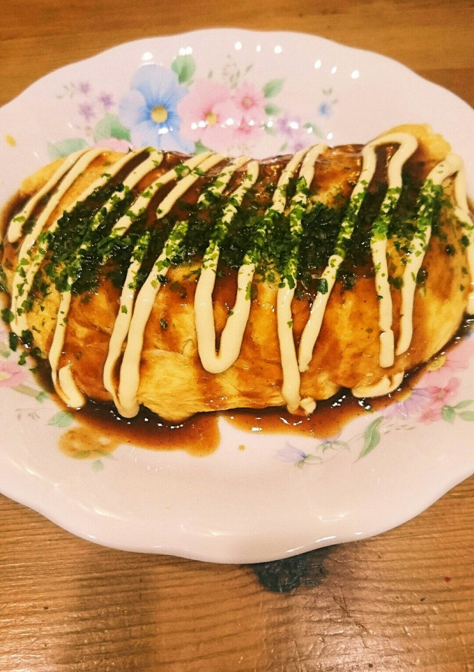 簡単 お好み焼き風オムレツ♪-レシピのメイン写真