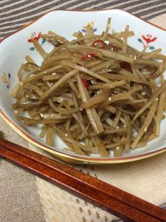 きんぴらごぼう-レシピのメイン写真