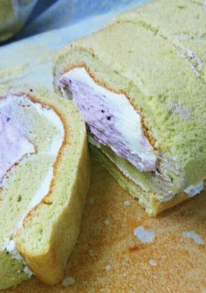 ヨーグルトクリームのロールケーキ-レシピのメイン写真