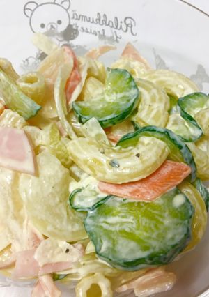 15分で簡単副菜♥マカロニサラダ-レシピのメイン写真